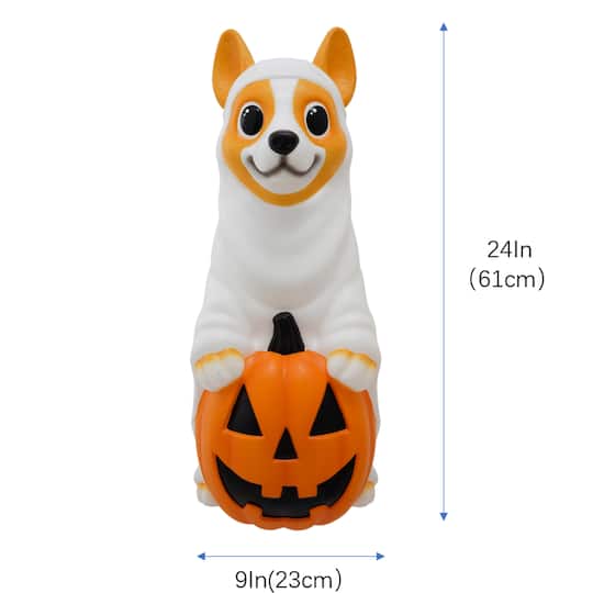 24" Corgi Light Up Blow Mold by Ashland®